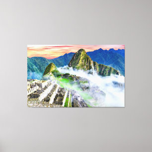 Canvas Machu Picchu, Cusco - Peru Print
