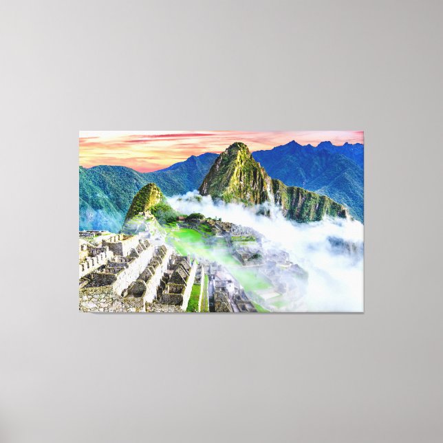 Canvas Machu Picchu, Cusco - Peru Print (Front)