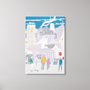 Canvas Manchester uk Skyline
