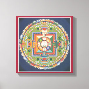 CANVAS - Mandala of Buddha of Compassion Print
