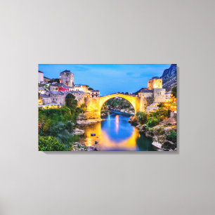Canvas Mostar Print