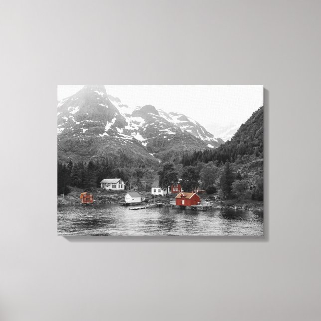 canvas - Norway (Raftsund near Trollfjord) Print (Front)