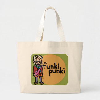 canvas of cool. large tote bag