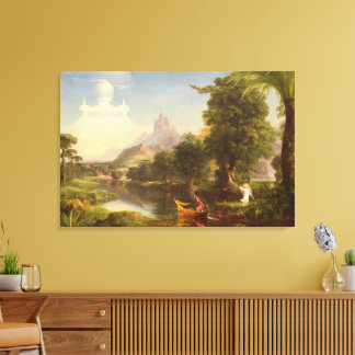 canvas painting reprint, the voyage of life youth print