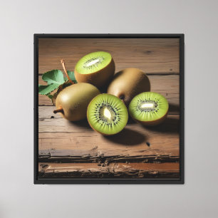 Canvas Print 16'x16" Kiwis