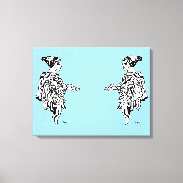 Canvas Print : Ancient Greek Sculpture Statue (Front)