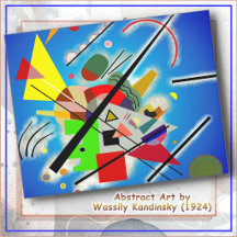 CANVAS PRINT - ''Blue Painting'' - Kandinsky