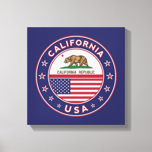 canvas print (blue version) (Front)