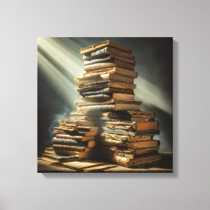 Canvas Print (Books in the Attic)