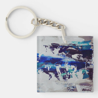 Canvas Print Breeze | Contemporary Abstract Art  Keychain