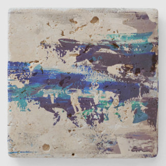 Canvas Print Breeze | Contemporary Abstract Art  Stone Coaster