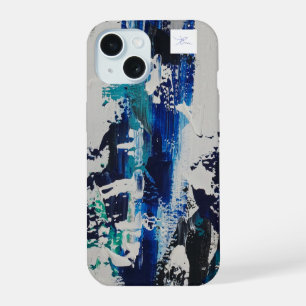 Canvas Print Brise Art abstrait contemporain iPhone 15 Case