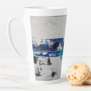 Canvas Print Brise   Art abstrait contemporain Latte Mug