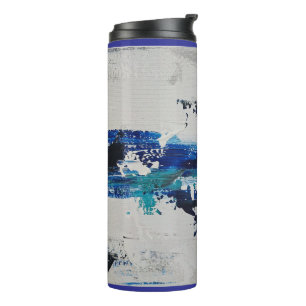 Canvas Print Brise   Art abstrait contemporain Thermal Tumbler