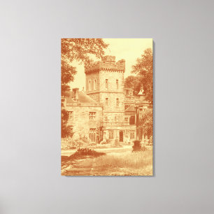 Canvas Print - 'Capernwray Hall' (Custard/Cinn.)