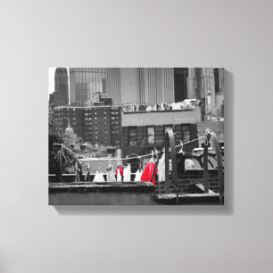 Canvas print: clothesline