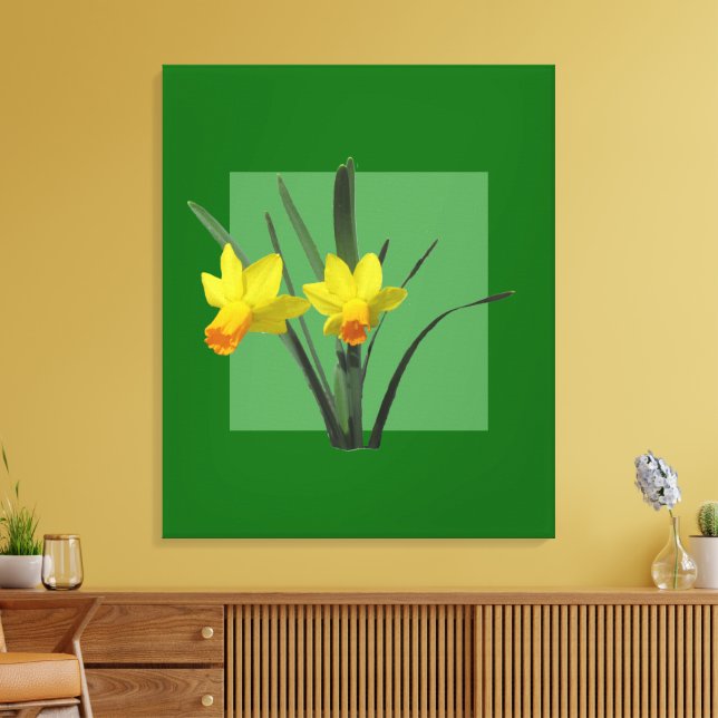 Canvas Print - Daffodils (Insitu(LivingRoom))