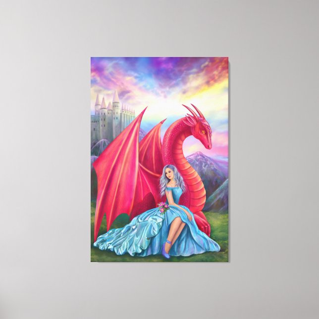 Canvas print Fantasy world (Front)