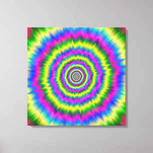 Canvas Print  Neon Explosion