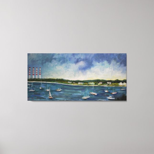 Canvas Print Northport Harbour N.Y (Front)