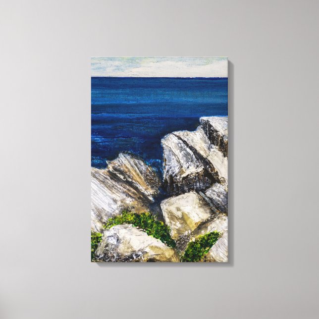 Canvas Print - On The Rocks (Front)