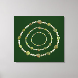 Canvas Print - Pearls and Stones