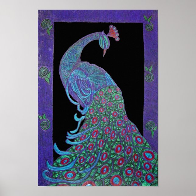 Canvas Print -Proud Peacock (Front)