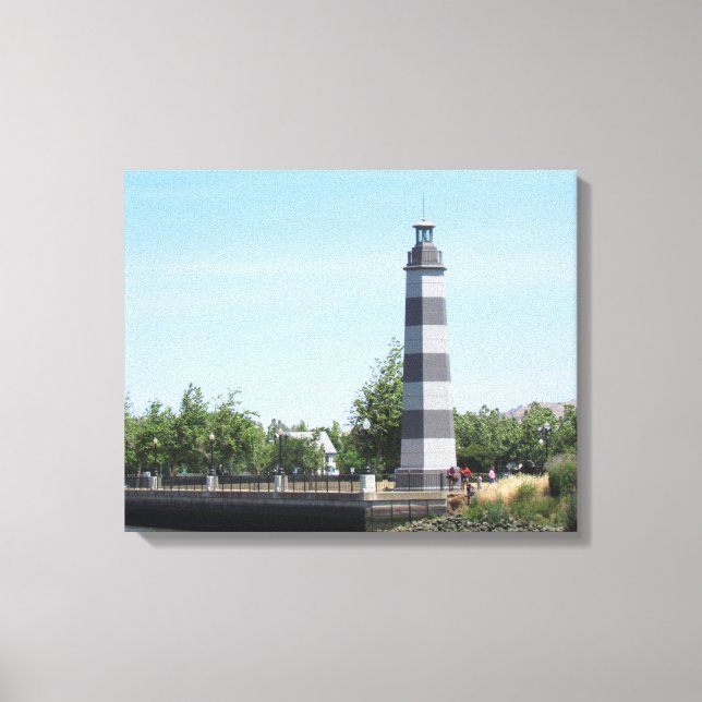 Canvas Print - Suisun Harbour Lighthouse (hrz) (Front)