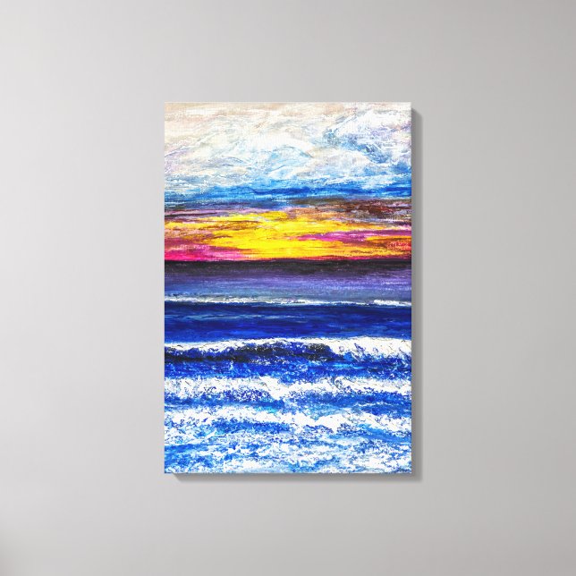Canvas Print - Sunrise Seaside (Front)