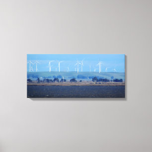 Canvas print - Wind Farm on Delta