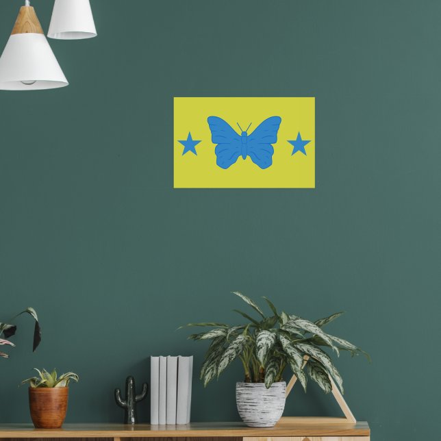 Canvas Print with Flag of Bady Bassitt (Living Room 1)