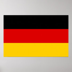 Canvas Print with Flag of Germany