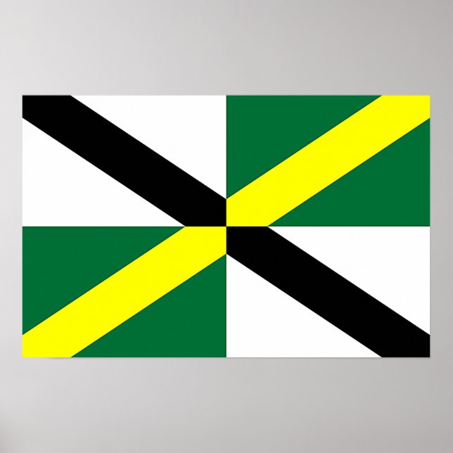 Canvas Print with Flag of Monterey, U.S.A. (Front)