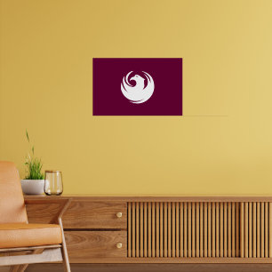 Canvas Print with Flag of Phoenix, Arizona