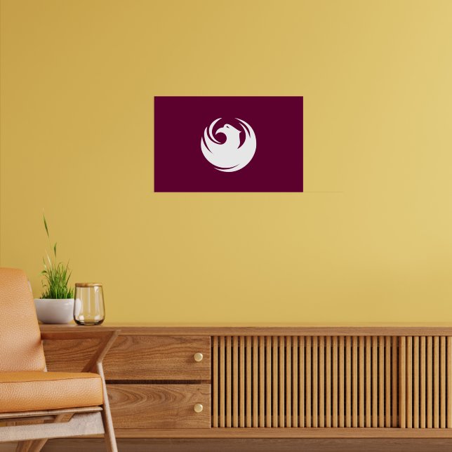 Canvas Print with Flag of Phoenix, Arizona (Living Room 2)