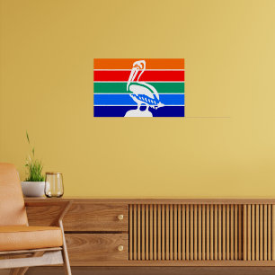 Canvas Print with Flag of St. Petersburg