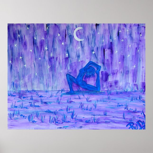 Canvas Print - Yoga Night (Front)