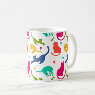 Canvas Printed With Cats - Colorful Coffee Mug