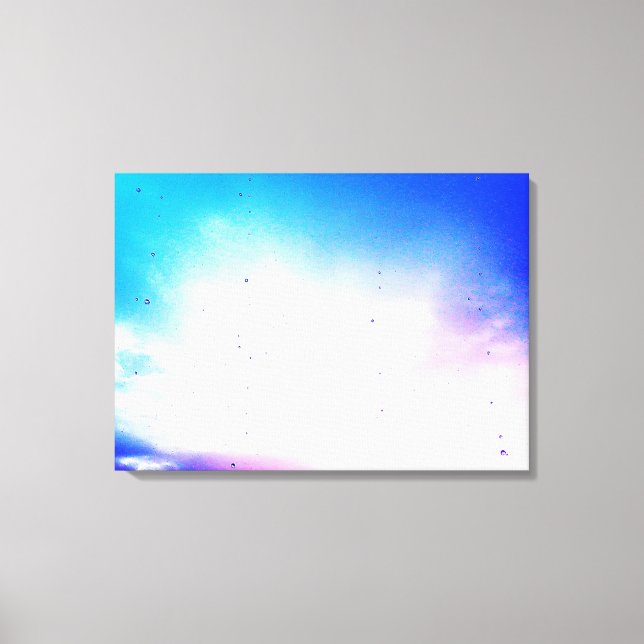 CANVAS RAINDROPS  PRINT (Front)