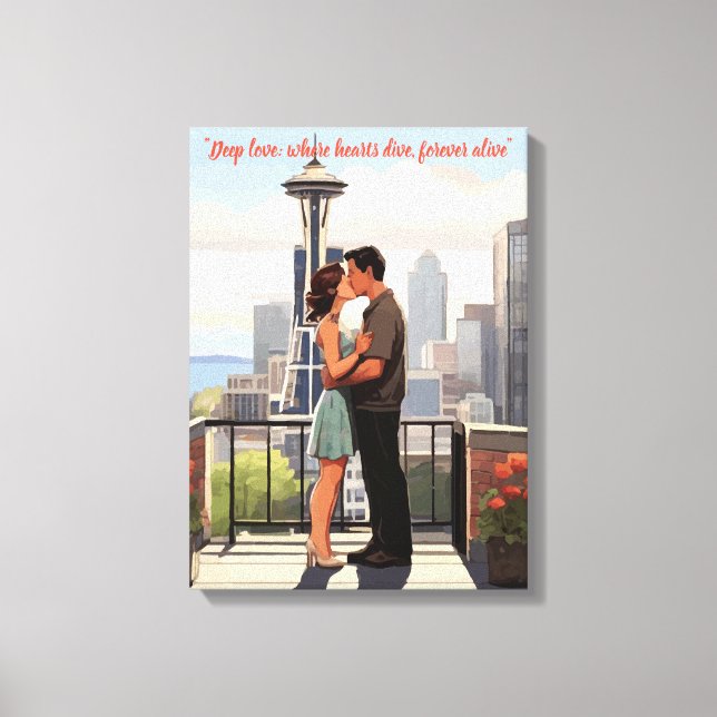 canvas seatle print (Front)
