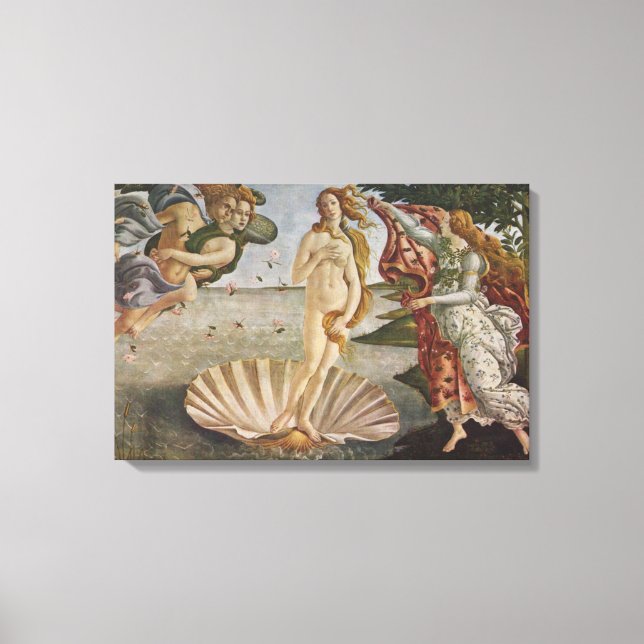 Canvas The Birth of Venus Sandro Botticelli Print (Front)
