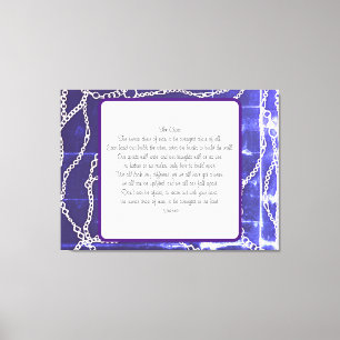 CANVAS THE CHAIN POEM DESIGN STYLE PRINT