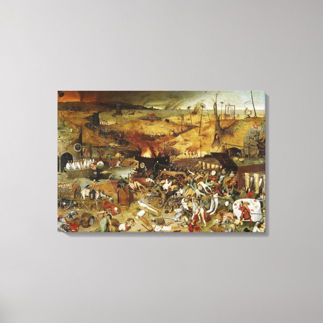 Canvas The Triumph of Death Pieter Brueghel Print (Front)