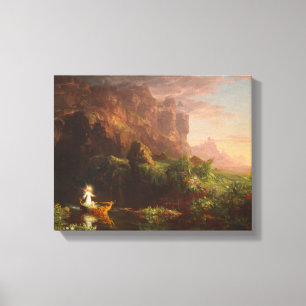 Canvas The Voyage of Life Childhood, Thomas Cole