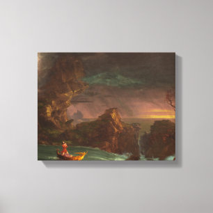 Canvas The Voyage of Life, Manhood, Thomas Cole