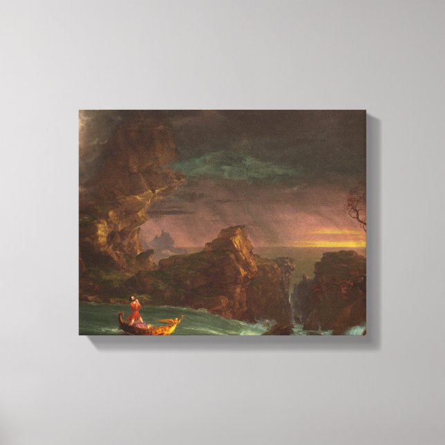 Canvas The Voyage of Life, Manhood, Thomas Cole Print (Front)