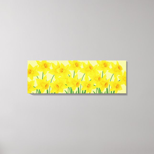 Canvas Wall Art-Daffodils Print (Front)