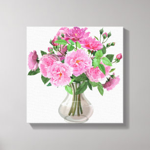 Canvas Wall Art-Pink Roses