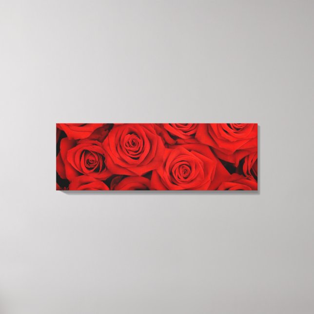 Canvas Wall Art-Red Roses (Front)