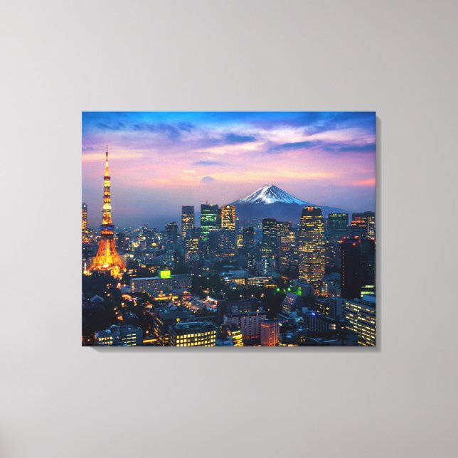 Canvas Wall Art-Tokyo Cityscape (Front)
